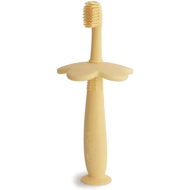 Mushie Star Training Toothbrush – Daffodil Yellow