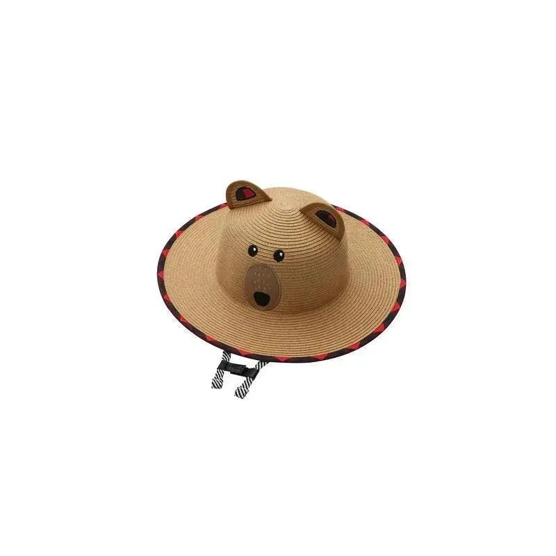 Flap Jack Kids Lifeguard Straw Hat Bear
