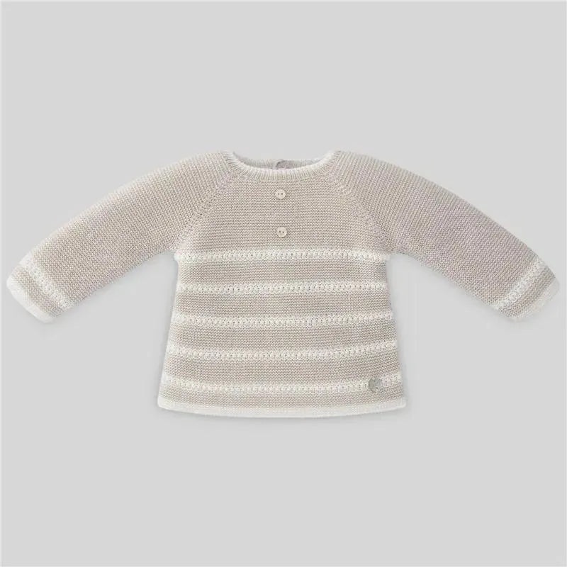 Paz Rodriguez – Take Me Home Set Knit Sweater & Leggings Luar, Linen/Cream