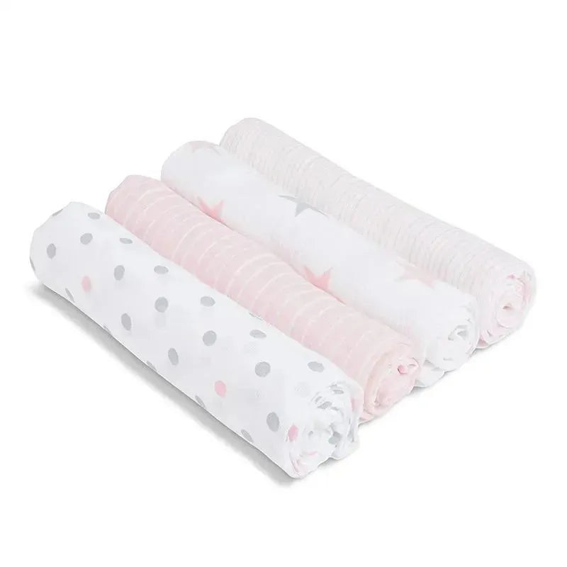 Aden + Anais Muslin Swaddle Doll, 4-Pack