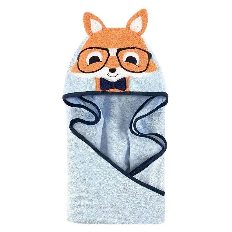 Baby Vision Animal Hooded Towel, Nerdy Fox