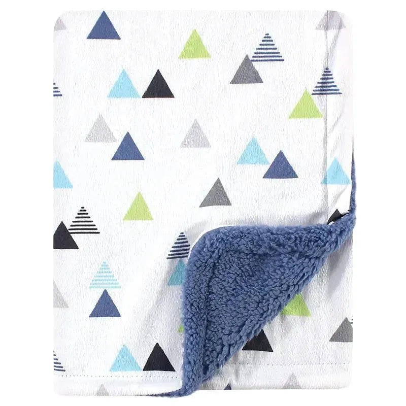 Baby Vision Blanket with Sherpa Back, Abstract