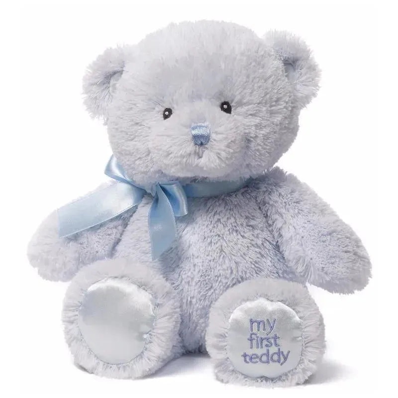 Gund 10 My 1st Teddy Plush Toy, Blue