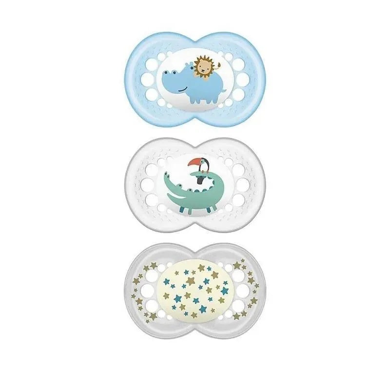 MaM Baby Day & Night Ortho 3 Pack Pacifiers 6+M
