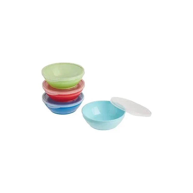 Nuk First Essentials Bunch-A-Bowls, Assorted Colors 4-Pack