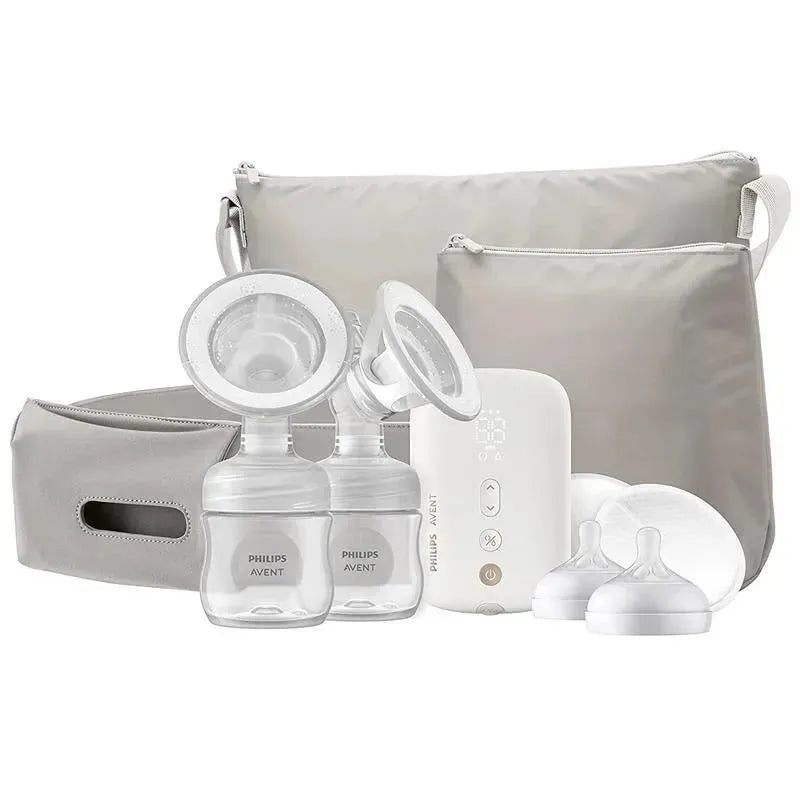 Avent – Electric Double Breast Pump, White with Travel Bag