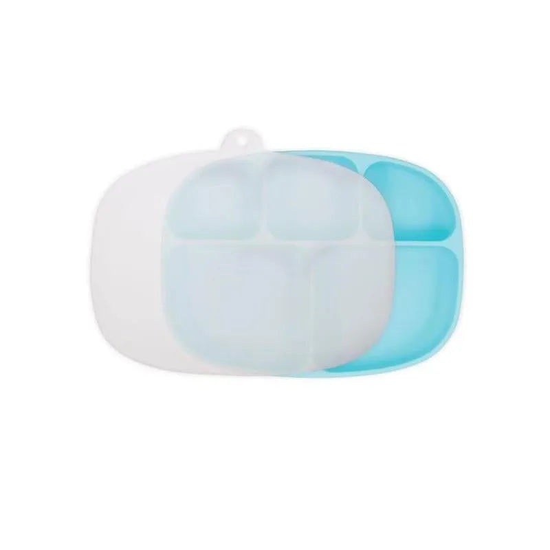 Bumkins – Grip Dish And Stretch Lid, Blue