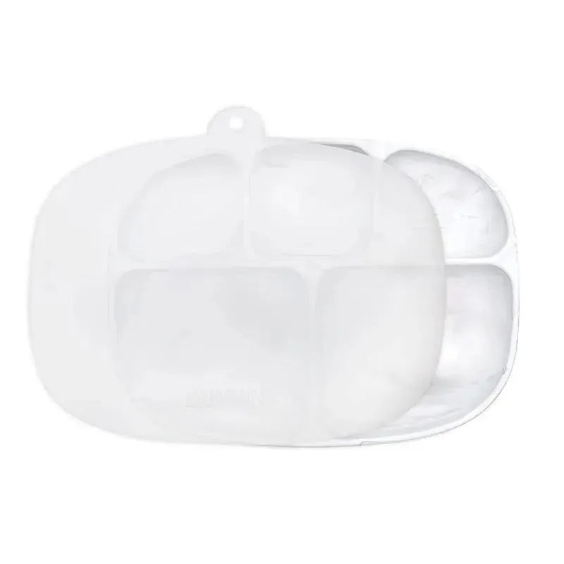 Bumkins – Grip Dish And Stretch Lid, Marble