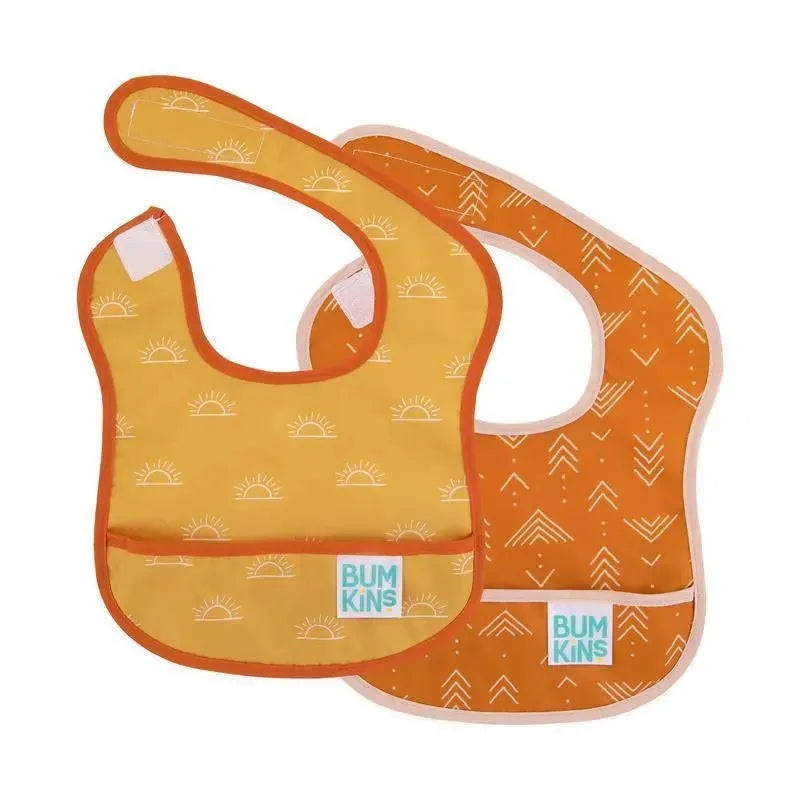 Bumkins – Starter Bib 2 Pk, Sunshine/Grounded