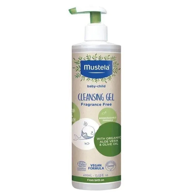 Mustela Organic Cleansing Gel With Olive Oil And Aloe