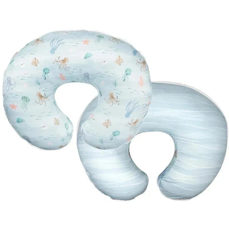Boppy – Nursing Pillow Cover, Blue Ocean