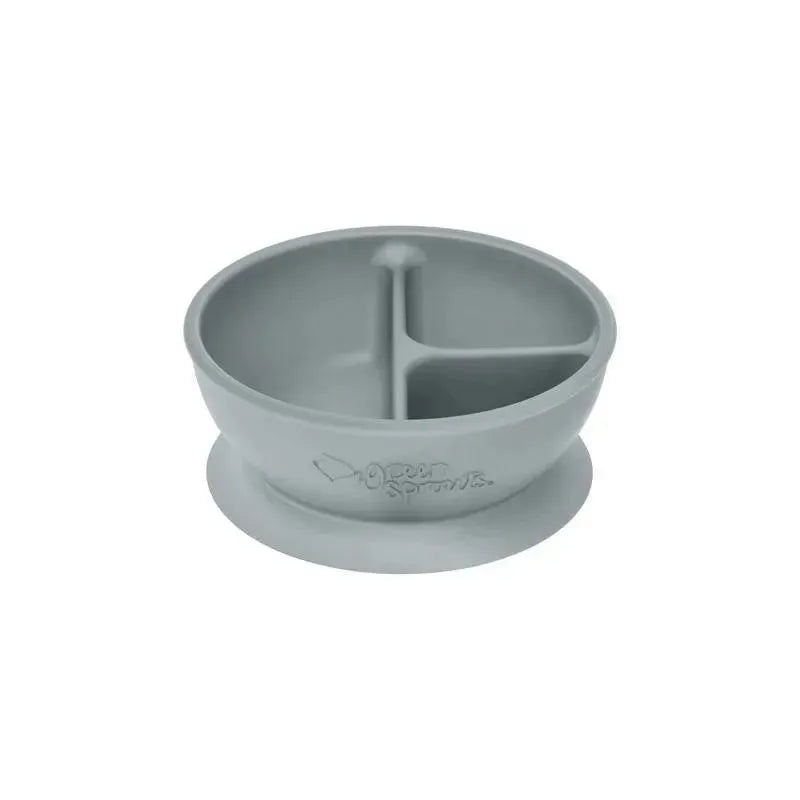 Green Sprouts – Silicone Learning Bowl, Gray