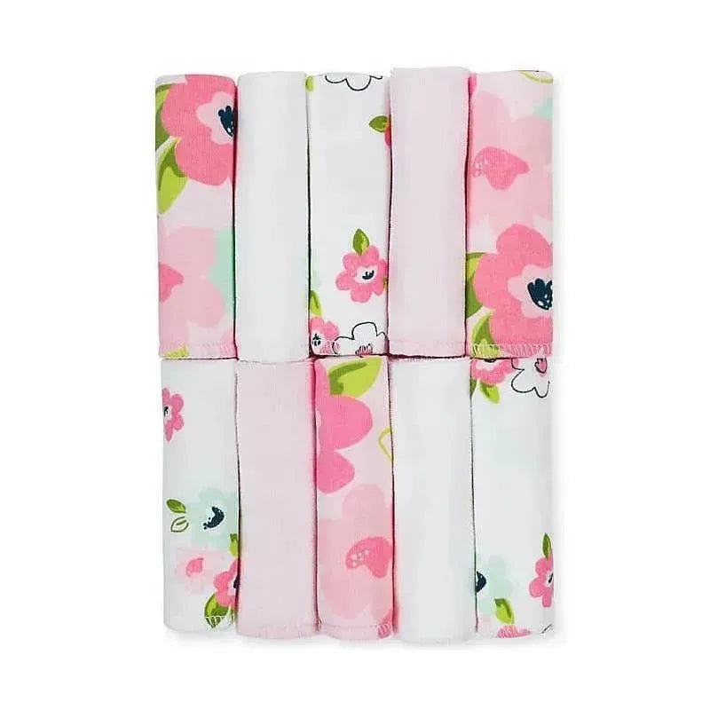 Just Born – 10Pk Blossom Washcloths, Pink