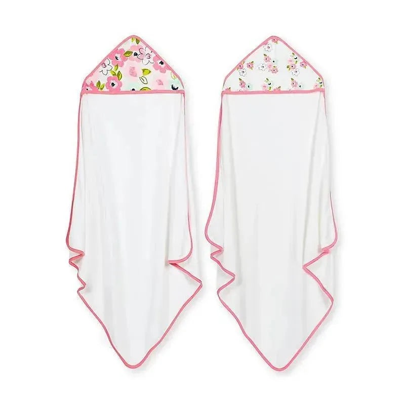 Just Born – 2Pk Blossom Hooded Towels, Pink