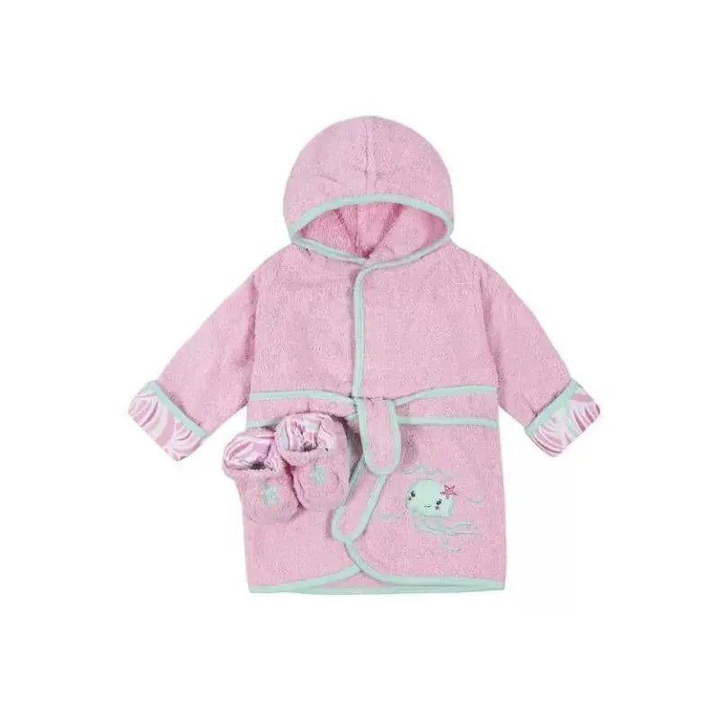 Just Born – Bath Robe Set, Dusty Pink