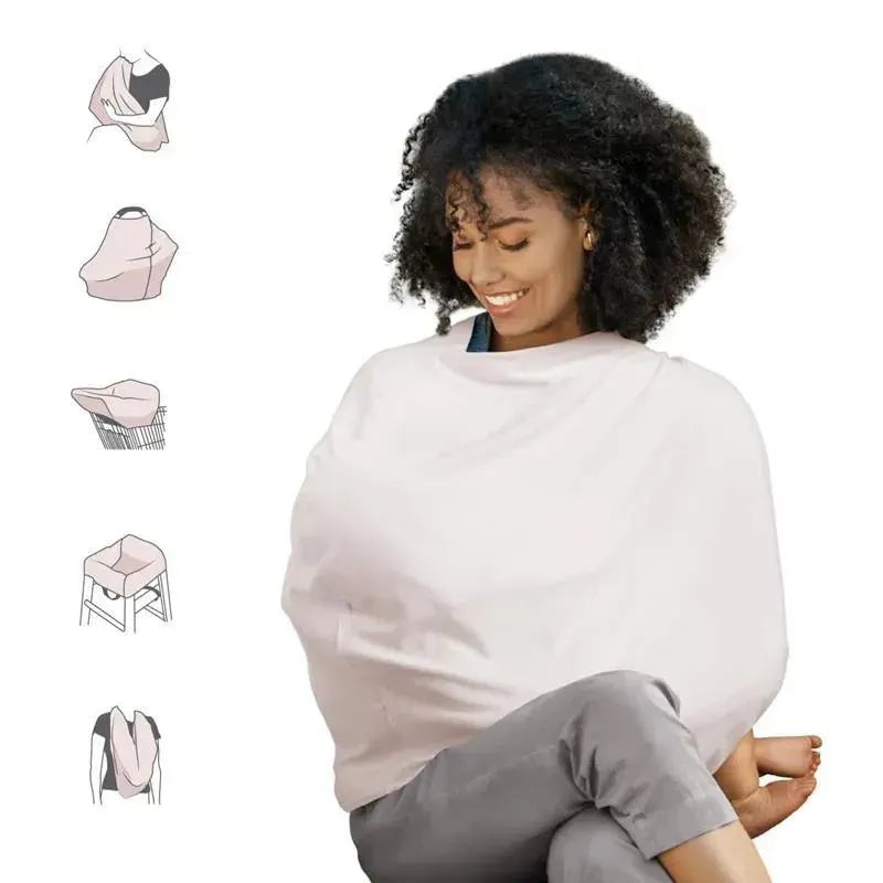 Munchkin – Multiuse 5-In-1 Cover – Pale Peach