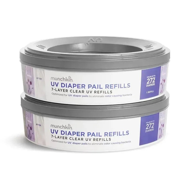 Munchkin – Uvc Diaper Pail Refill Rings – 2Pk