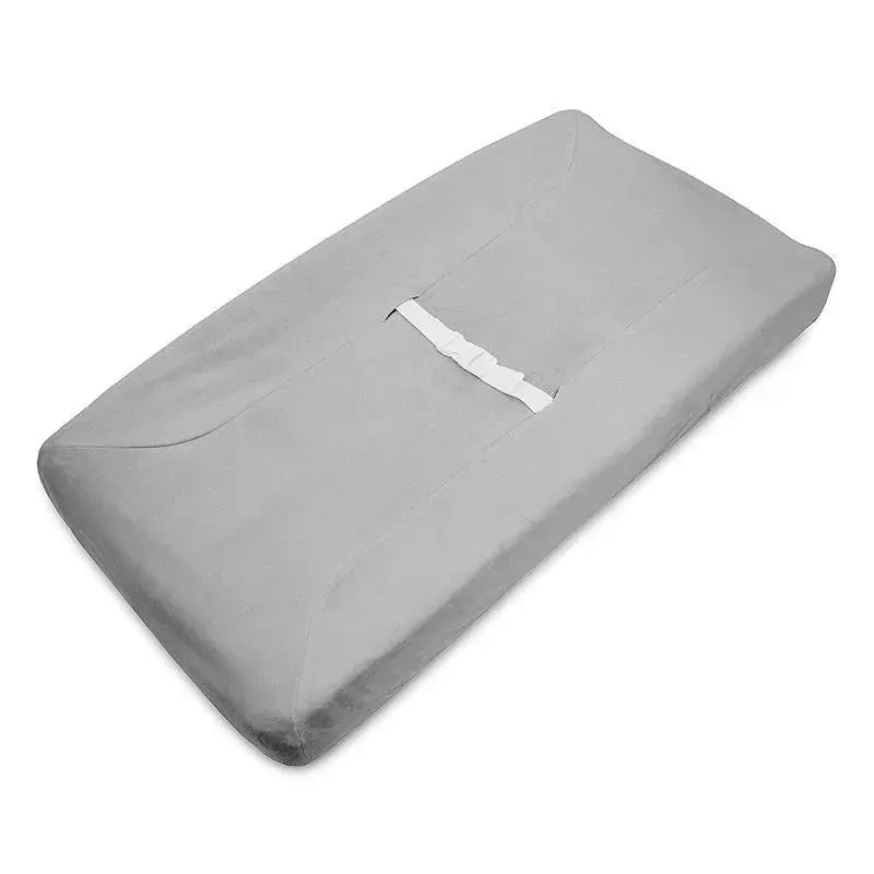 American Baby – Heavenly Soft Chenille Contoured Changing Pad Cover, Gray