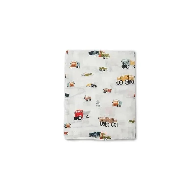 Loulou Lollipop – Muslin Swaddle, Happy Trucks