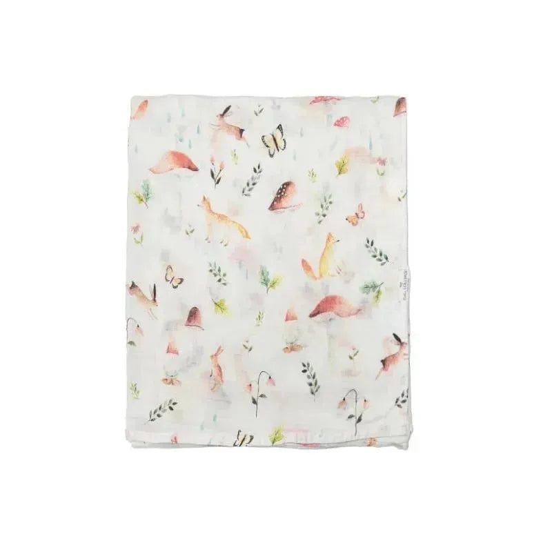 Loulou Lollipop – Muslin Swaddle, Woodland Gnome