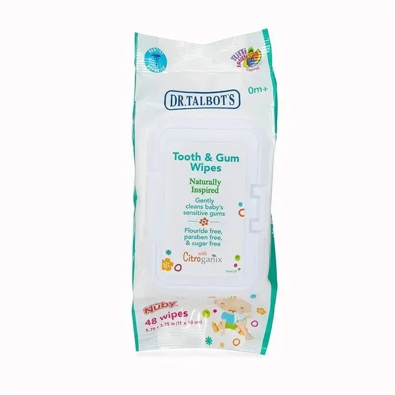 Nuby – All Natural Baby Tooth & Gum Wipes 48Ct