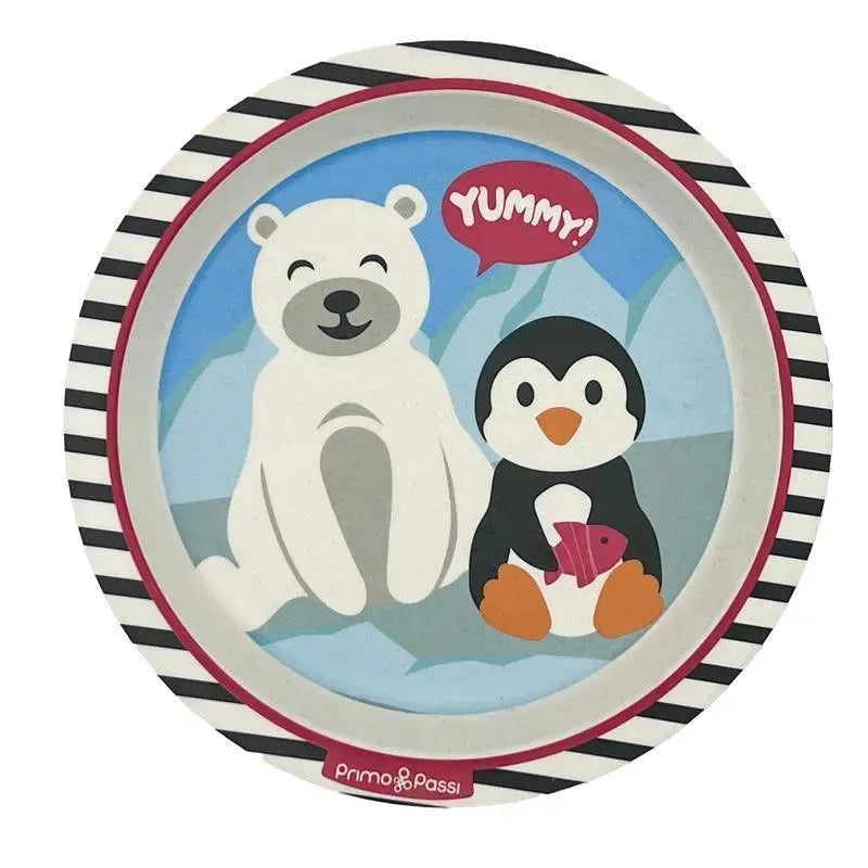 Primo Passi – Bamboo Fiber Kids Suction Winter Friends Plate