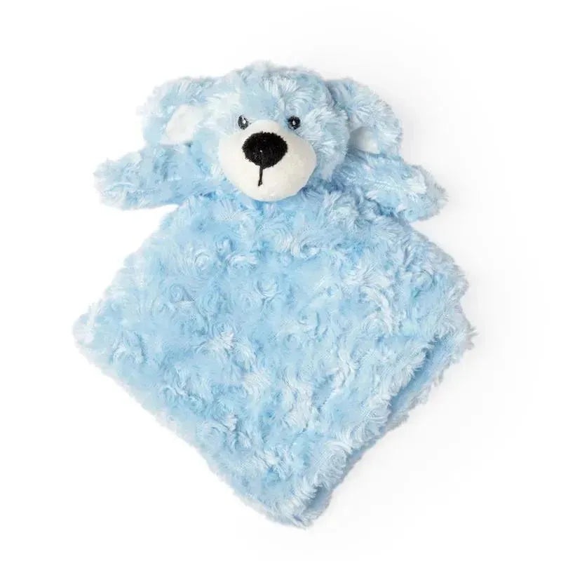 Rose Textiles – Dog Curly Plush Security Blanket, Blue