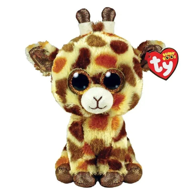 Ty – Plush Tan Spotted Giraffe, Stilts