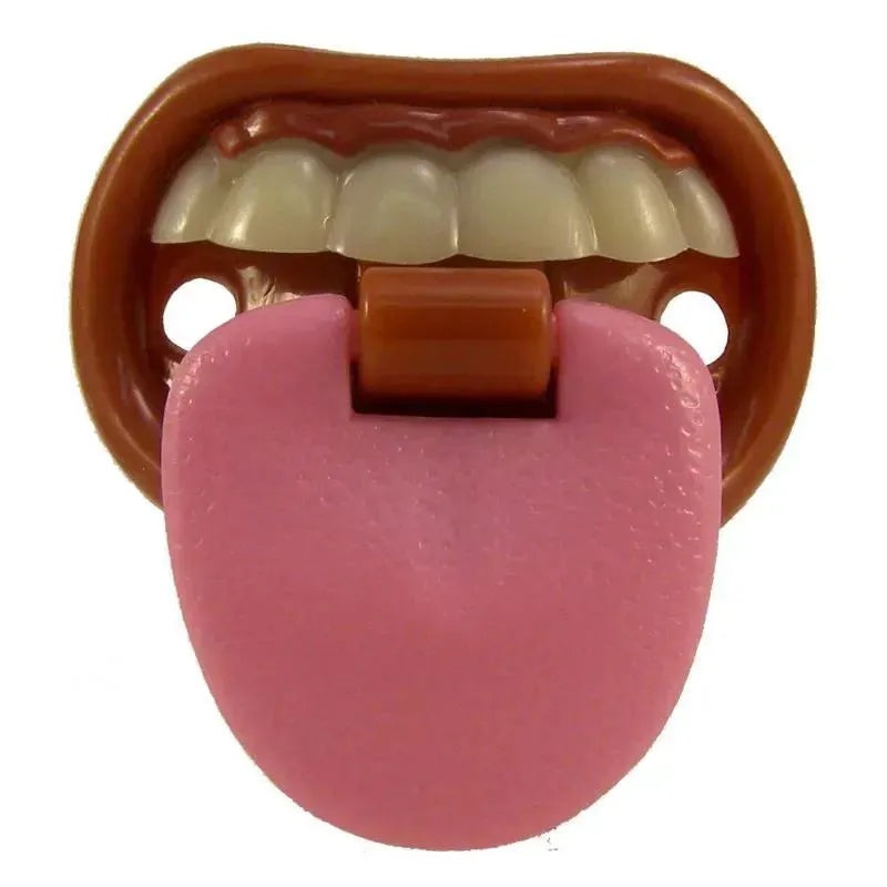 Billy Bob – Teeth Baby With Attitude Tongue Novelty Baby Pacifier