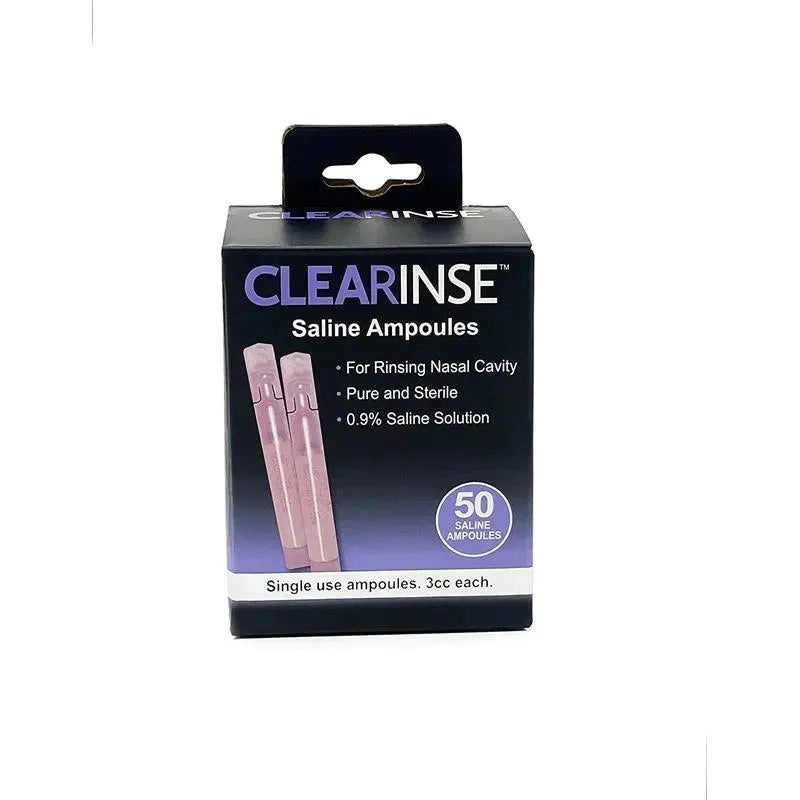 Clearinse – Saline Ampoules, 50 Count