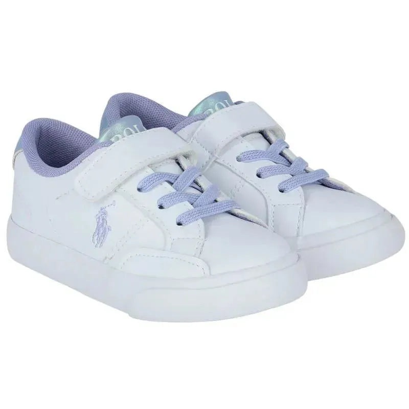 Polo Ralph Lauren Baby – Girl White Logo Trainers