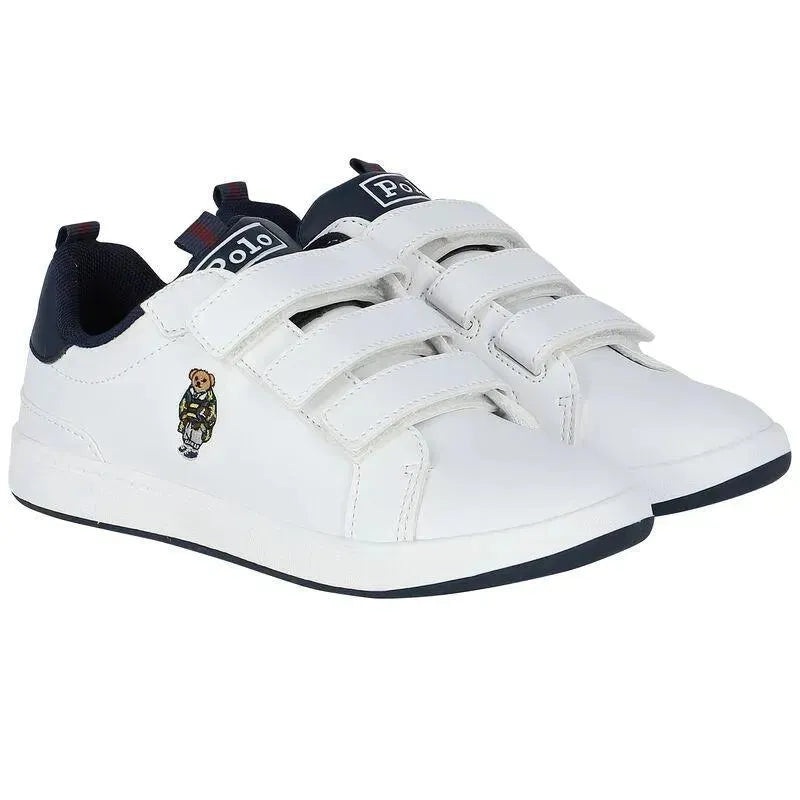 Polo Ralph Lauren Baby – Shoes Heritage Court Bear Ez, White