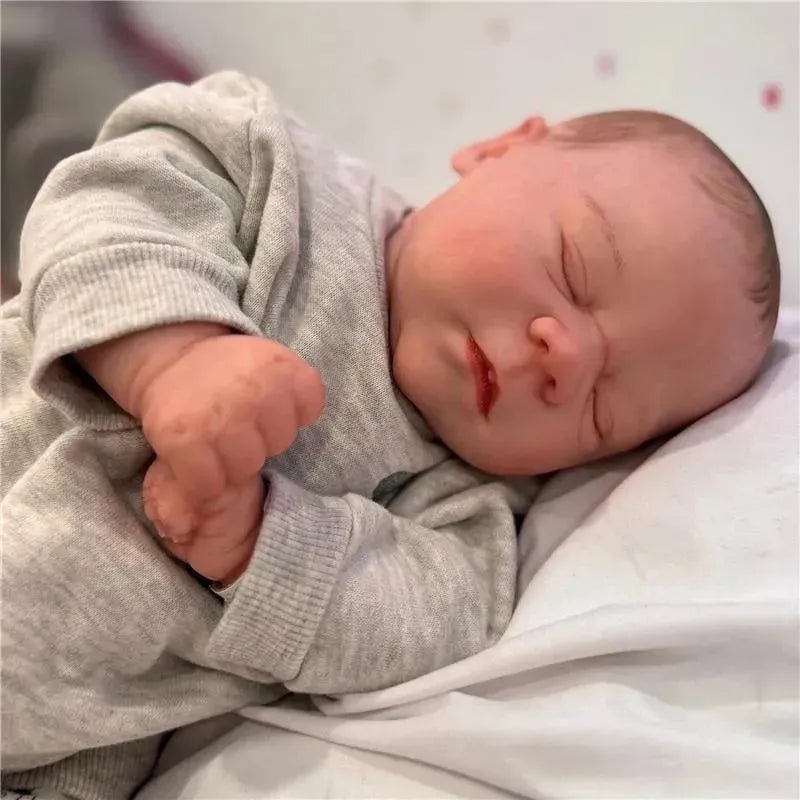 Reborn Baby Doll – White Vinyl, Michael