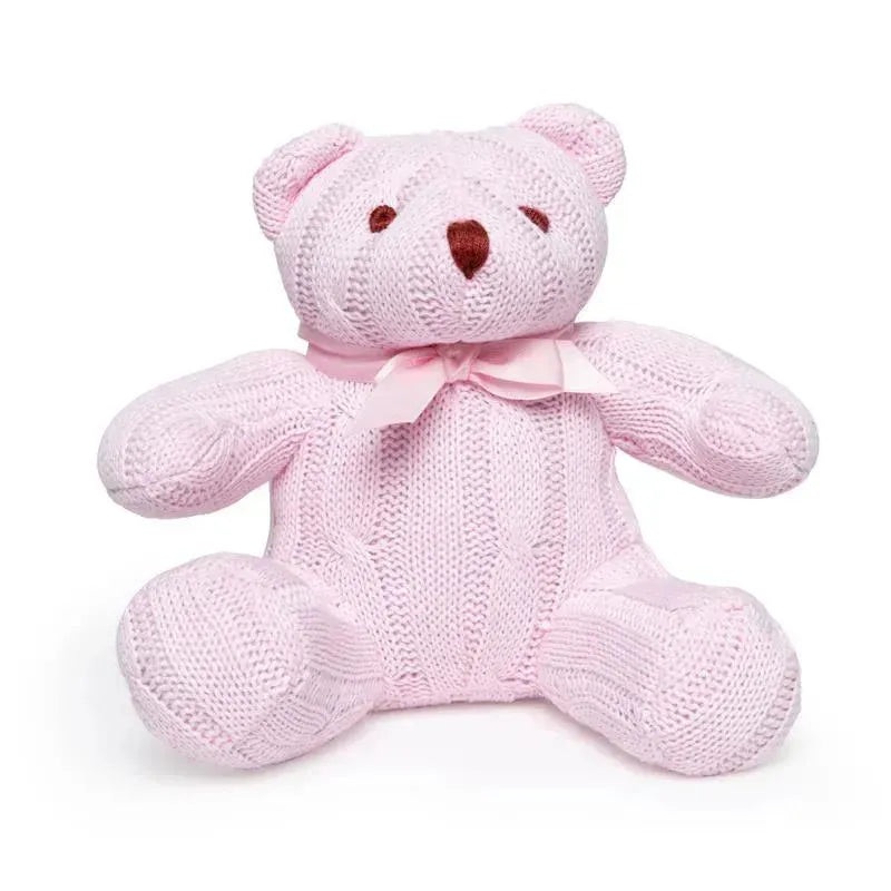 Rose Textiles – Cable Knit Bear, Pink
