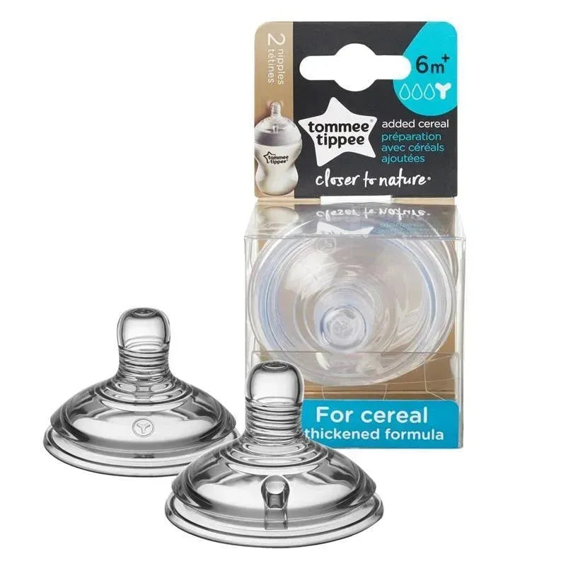 Tommee Tippee – Close To Nature 2 Pk Added Cereal Nipple