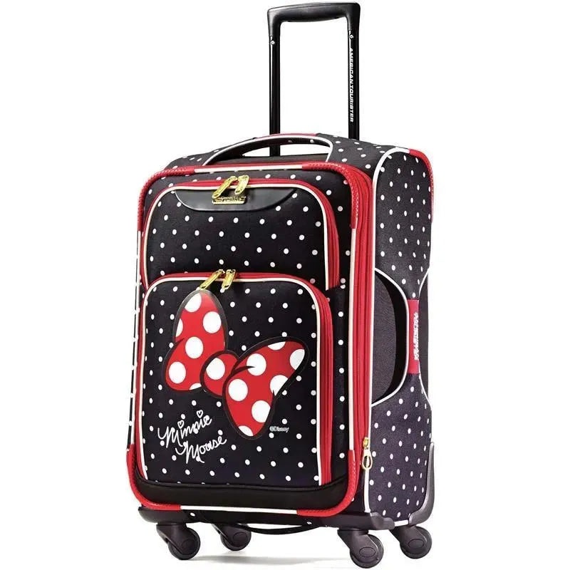 American Tourister – Disney Minnie Mouse Red Bow Spinner Soft Side Suitcase, 21