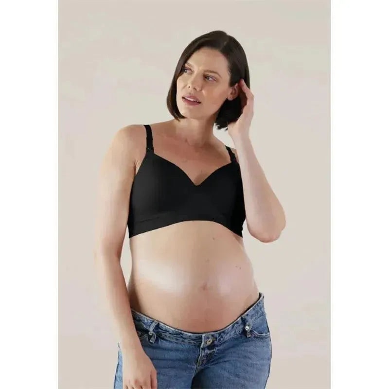 Bravado – Plunge Nursing Bra – Black, Large