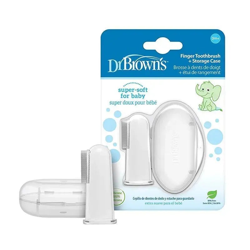 Dr. Brown’s – Silicone Finger Toothbrush With Case