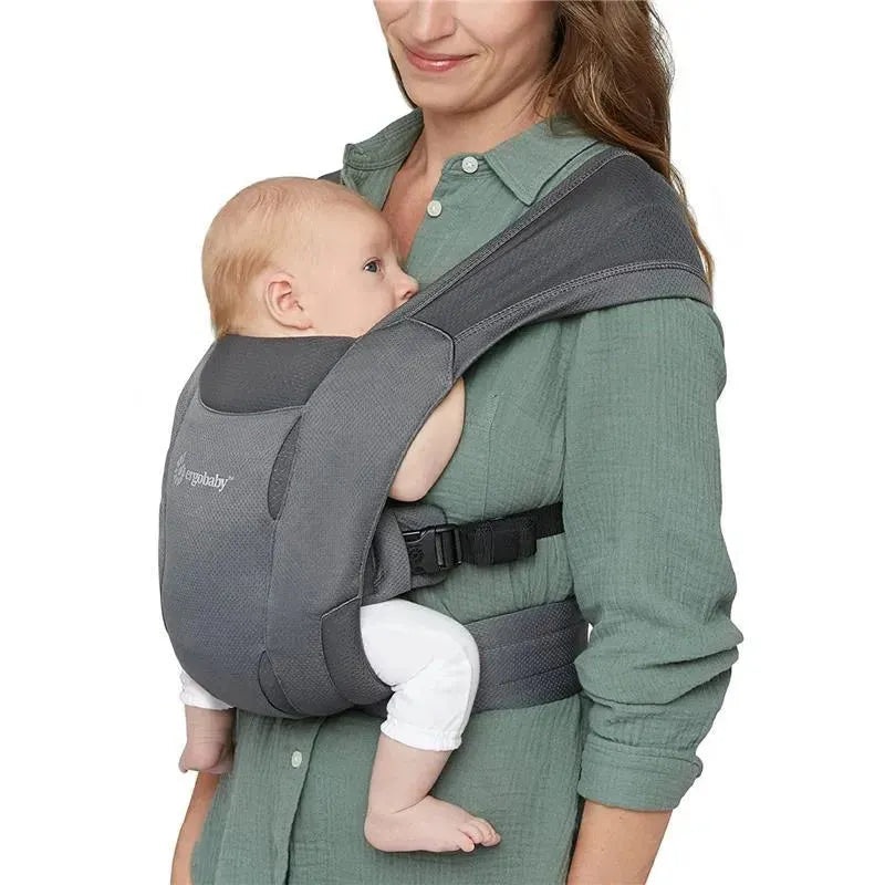 Ergobaby – Embrace Baby Carriersoft Air Mesh, Washed Black