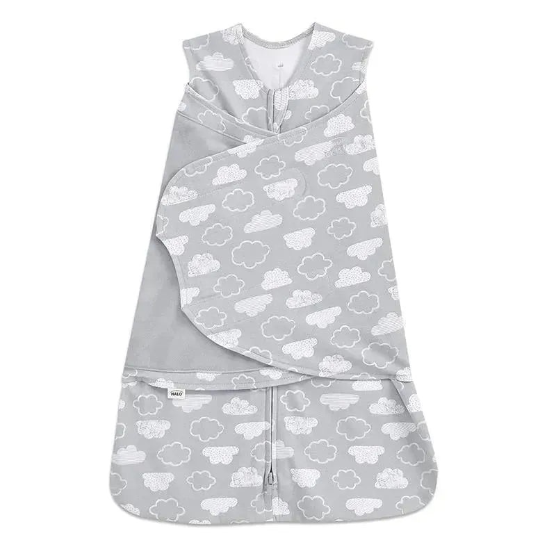 Halo – 100% Cotton Sleepsack Swaddle Print Clouds, Small