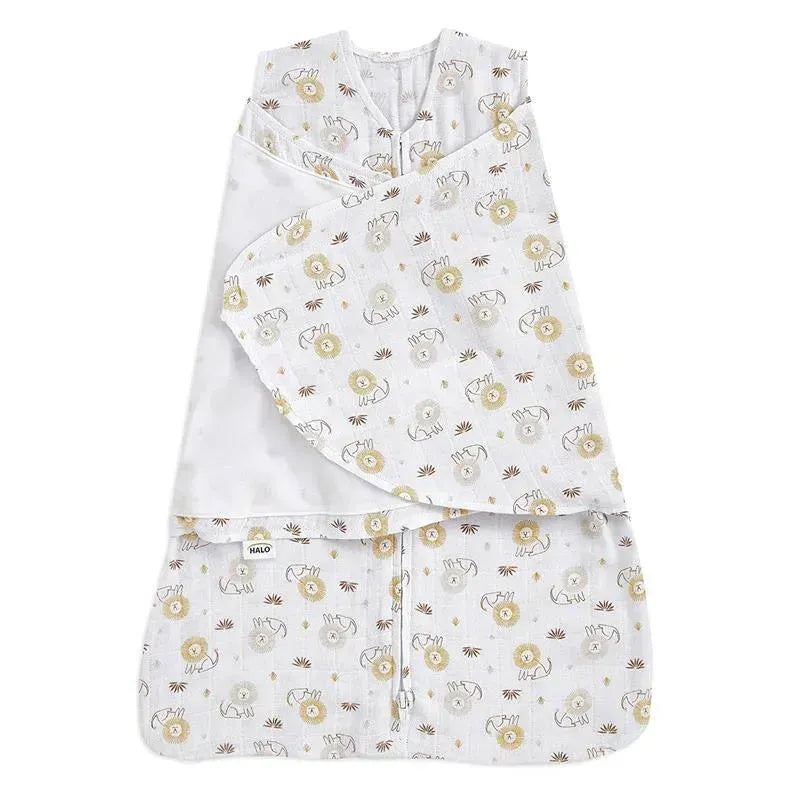 Halo – Innovations Sleepsack 100% Cotton Swaddle Wrap, Lion