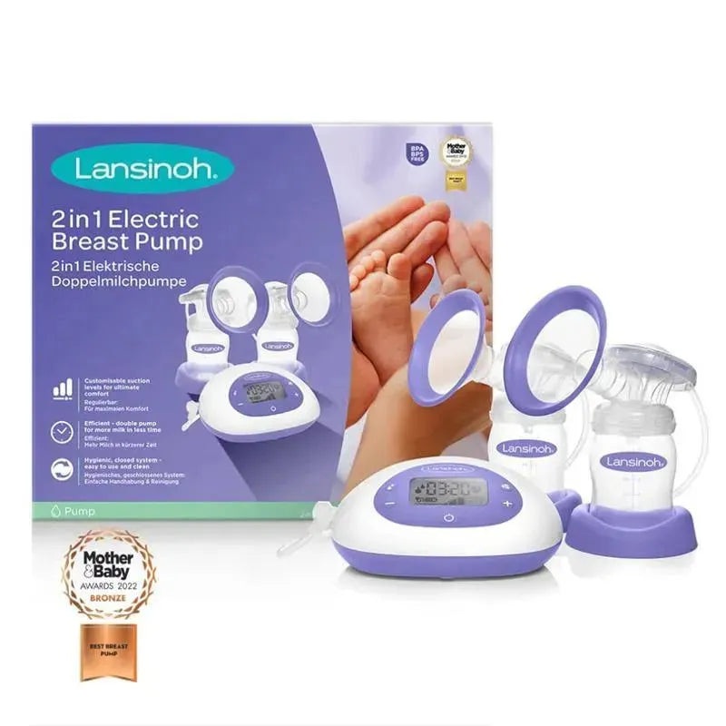 Lansinoh – 2-in-1 Double Electric Breast Pump