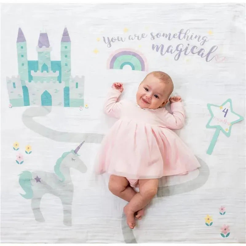 Mary Meyer – Lulujo Babys First Year Blanket & Cards Set, Something Magical