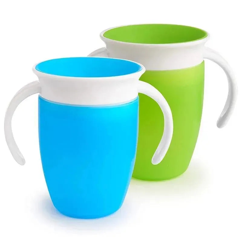Munchkin – 2Pk Miracle 360 Trainer Cup, Blue/Green