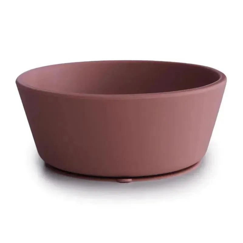 Mushie – Silicone Suction Bowl, Woodchuck