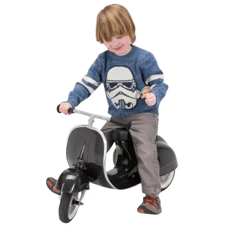 Ambosstoys – Toddler Metal Ride-On Scooters, Black