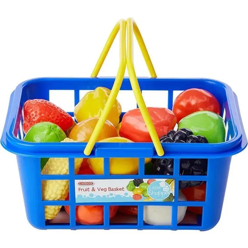 Casdon – Toy Basket with Fruits & Vegetables