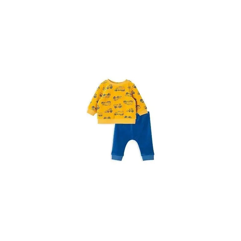 Little Me – Baby Boy Trucks Set, Blue