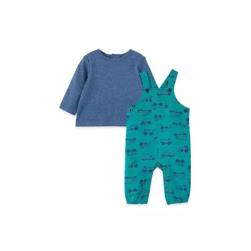 Little Me – Trucks Overall Set, Teal
