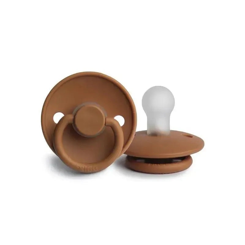 Mushie – Frigg Silicone Pacifier Cappuccino, 0/6M